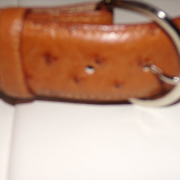 Ferrini Ostrich Belt Size 36" - Picture 4 of 7